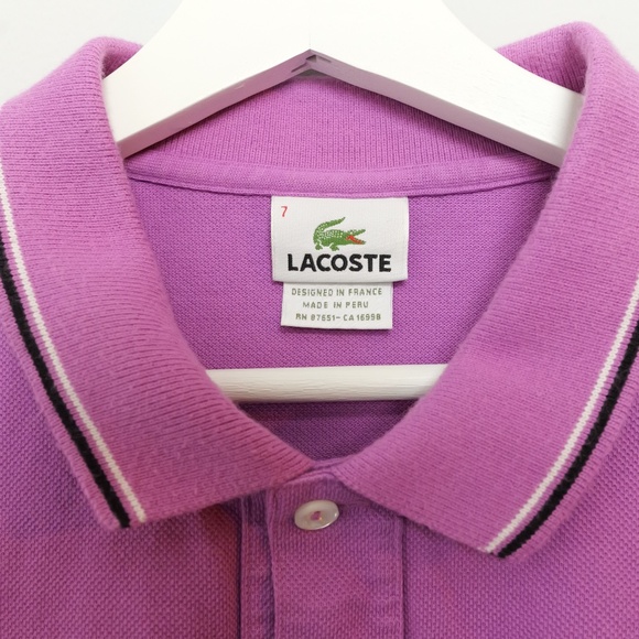 Lacoste Regular fit polo shirt Size 7 ( Large ) - Picture 4 of 5